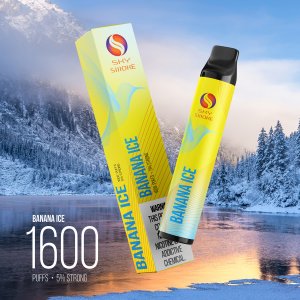 SKY SMOKE 1600 Banana Ice / Банан Лед оптом