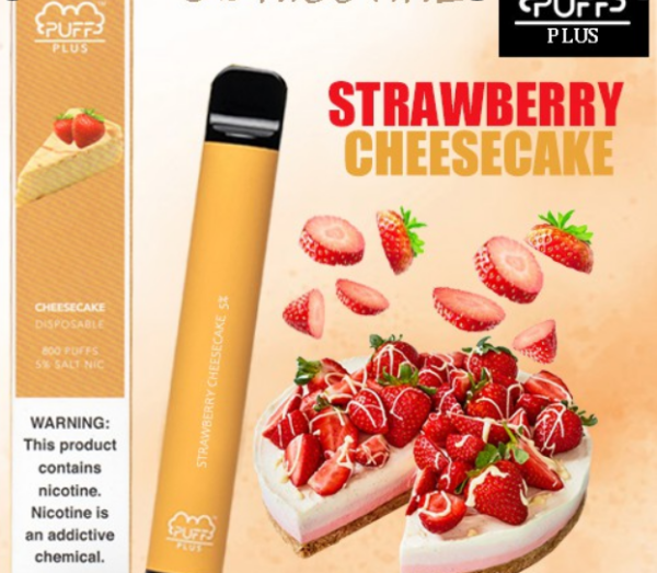 Puff Plus 800 STRAWBERRY CHEESECAKE / КЛУБНИЧНЫЙ ЧИЗКЕЙК