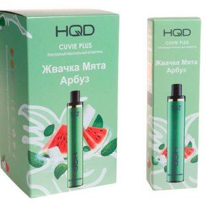 HQD Cuvie plus Mints Watermelon / Жвачка мята Арбуз