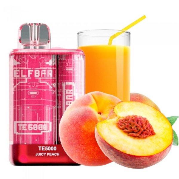 ELF BAR ТE 5000 Juicy Peach - Персиковый Сок