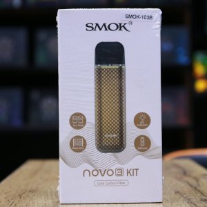 SMOK NOVO 3 KIT IML GOLD CARBON FIBER