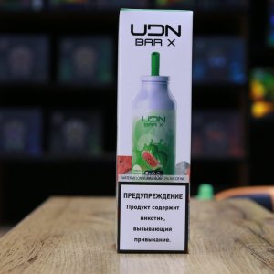 UDN BAR X 7000 WATERMELON BUBBLEGUM / АРБУЗНАЯ ЖЕВАТЕЛЬНАЯ РЕЗИНКА