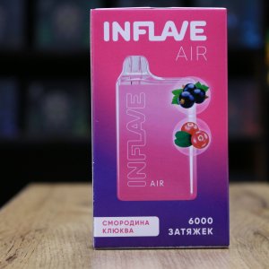 INFLAVE AIR 6000 затяжек Смородина Клюква