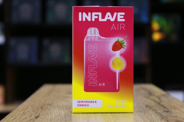 INFLAVE AIR 6000 затяжек Земляника Лимон