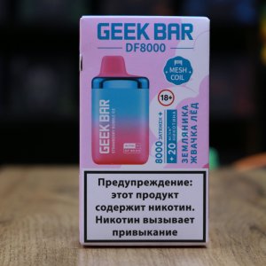 GEEK BAR DF8000 Земляника Жвачка Лед