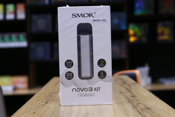 SMOK NOVO 3 KIT IML SILVER COBRA