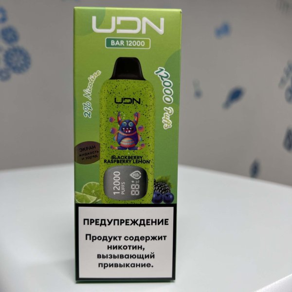 UDN BAR 12000 Blackberry Raspberry Lemon