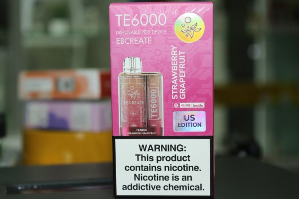 Электронная сигарета ELF BAR TE6000 Strawberry Grapefruit / Клубника Грейпфрукт