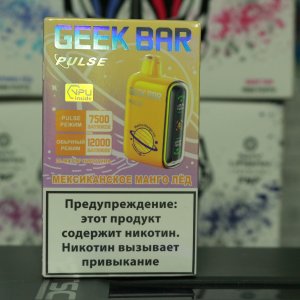 Электронная сигарета Geek Bar Pulse 12000 затяжек Мексиканское Манго Лед