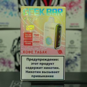 Электронная сигарета Geek Bar Pulse 12000 затяжек Кофе Табак