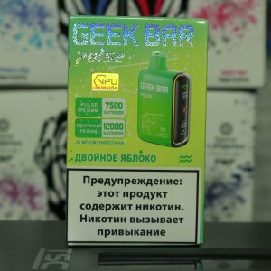 Электронная сигарета Geek Bar Pulse 12000 затяжек Двойное Яблоко