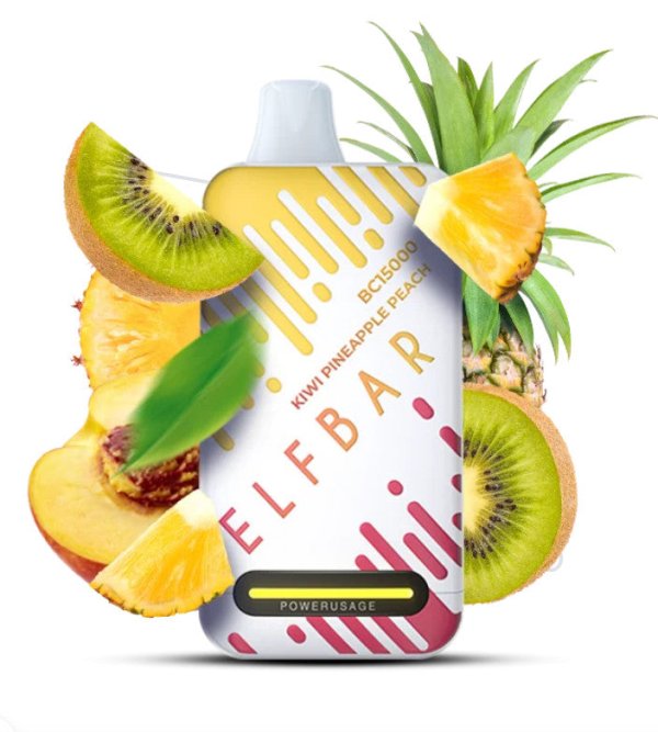 ELF BAR BC15000 Kiwi Pineapple peach - Киви, ананас, персик