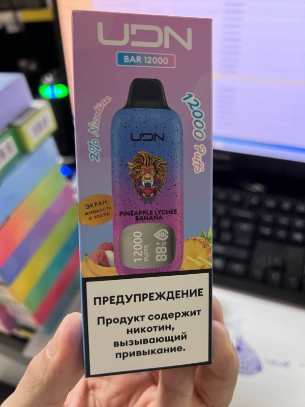 UDN BAR 12000 Peneapple Lychee Banana