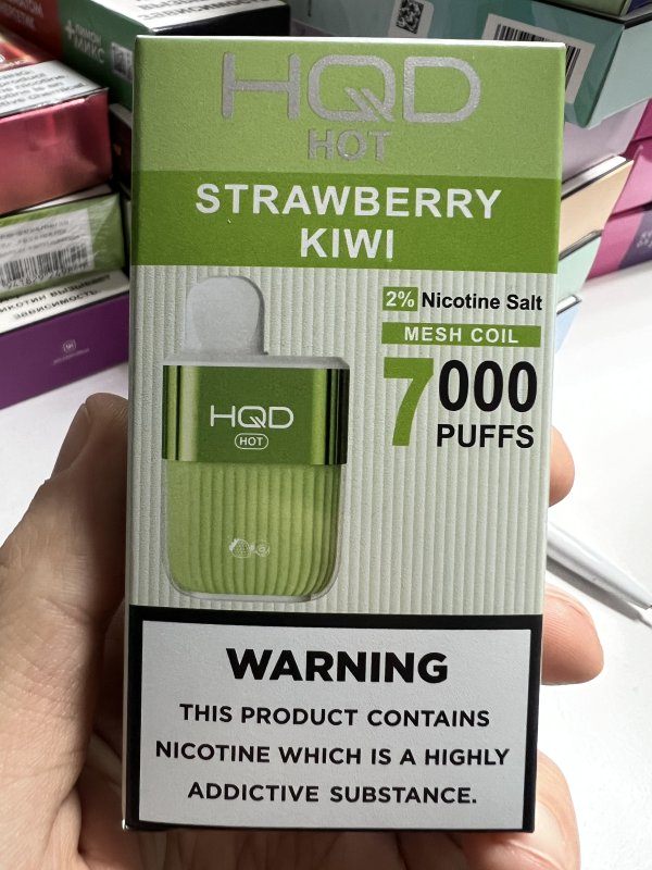 HQD HOT 7000 Strawberry Kiwi