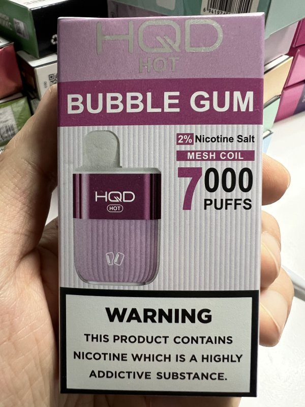 HQD HOT 7000 Bubble Gum