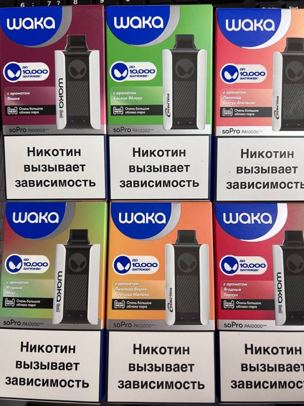 WAKA SoPro PA10000 Лимонад Кактус Апельсин