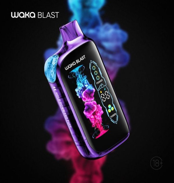 Waka Blast 38000 затяжек Черника Малина + Лед