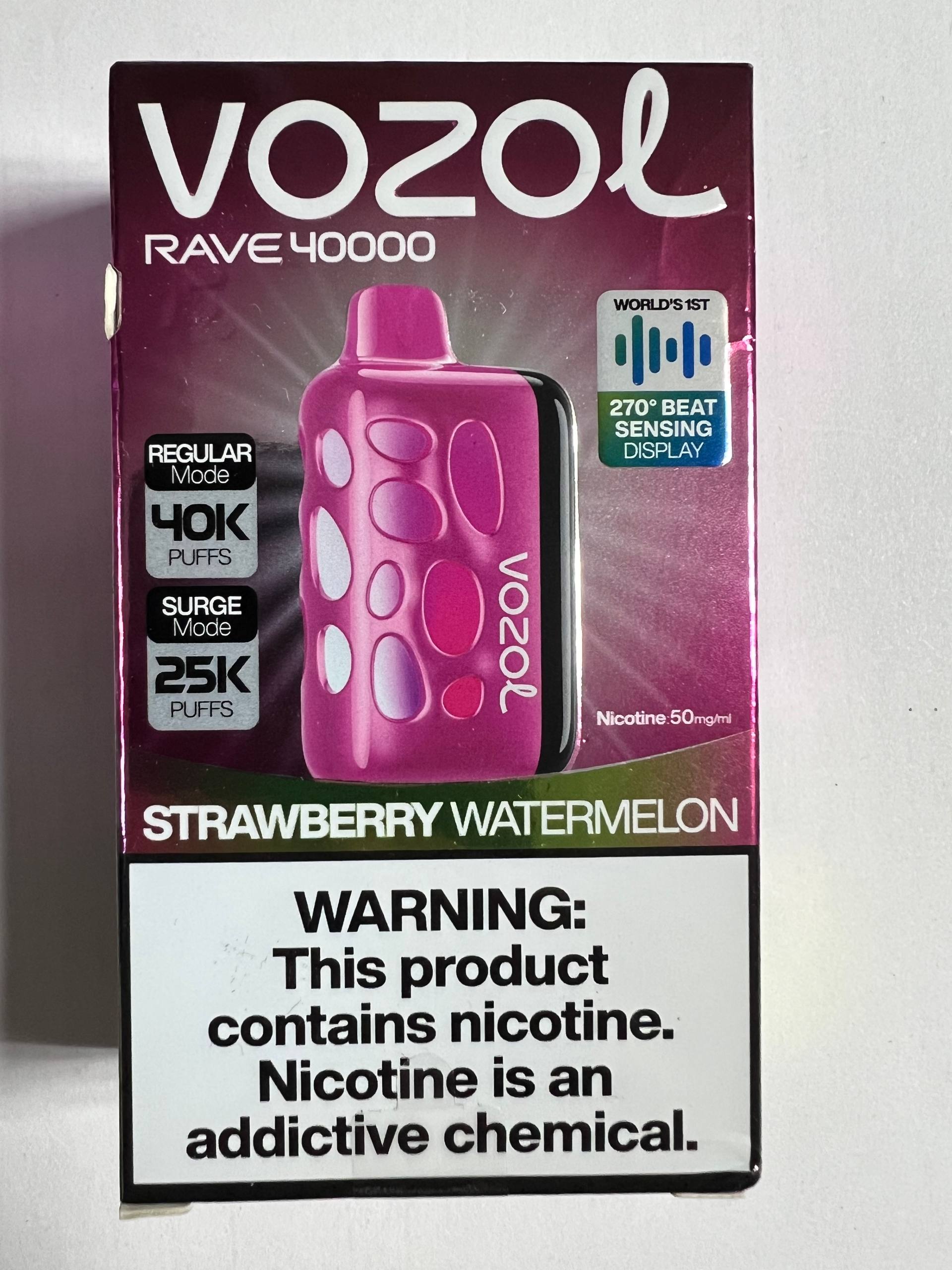 Vozol Rave 40000 Strawberry Watermelon 1 Vozol Rave 40000 Strawberry Watermelon