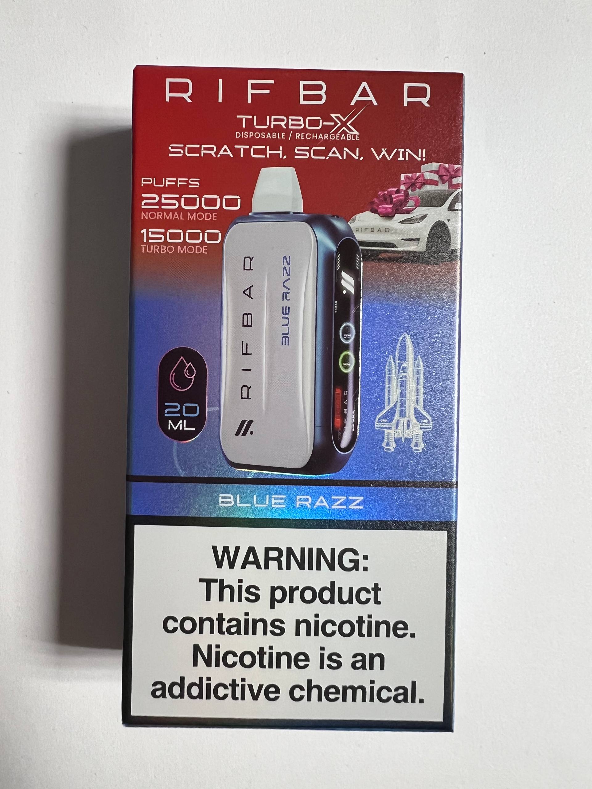 Rifbar 25000 Blue Razz 1 Rifbar 25000 Blue Razz