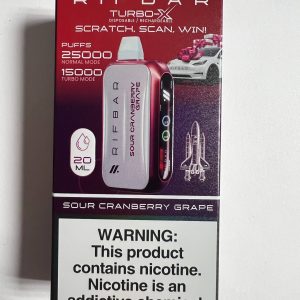 Rifbar 25000 Sour Cranberry Grape