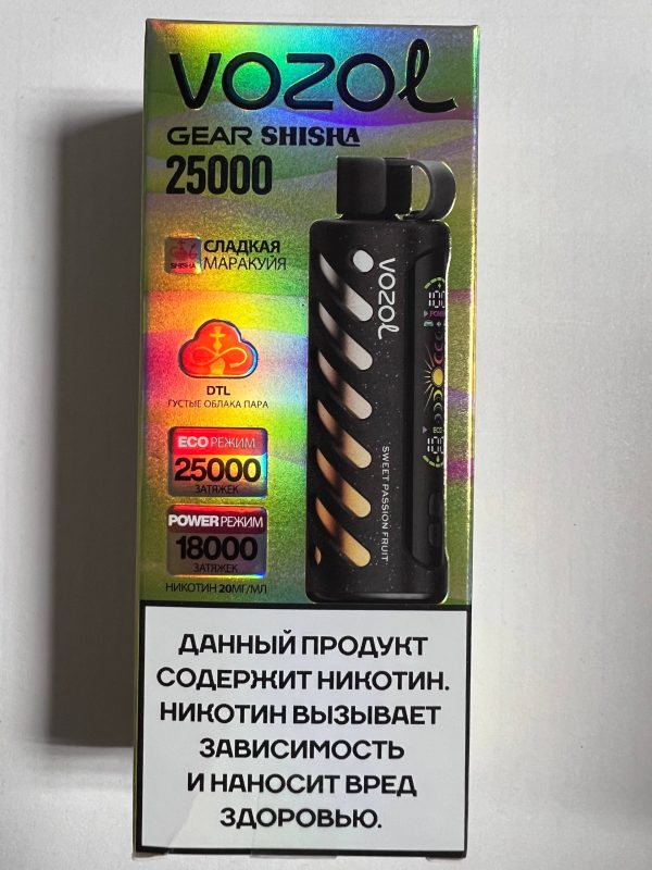Vozol Gear Shisha 25000 Сладкая Маракуя