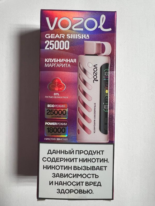 Vozol Gear Shisha 25000 Клубника Маргарите