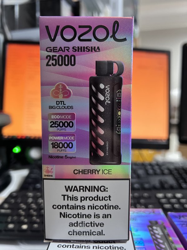 Vozol Gear Shisha 25000 Cherry Ice