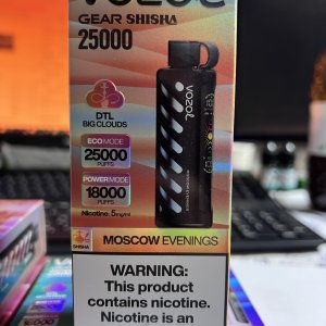 Vozol Gear Shisha 25000 Moscow Ivenings
