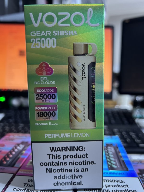 Vozol Gear Shisha 25000 Perfume Lemon