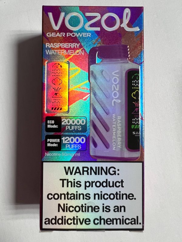 Vozol Gear Shisha 25000 Raspberry Watermelon