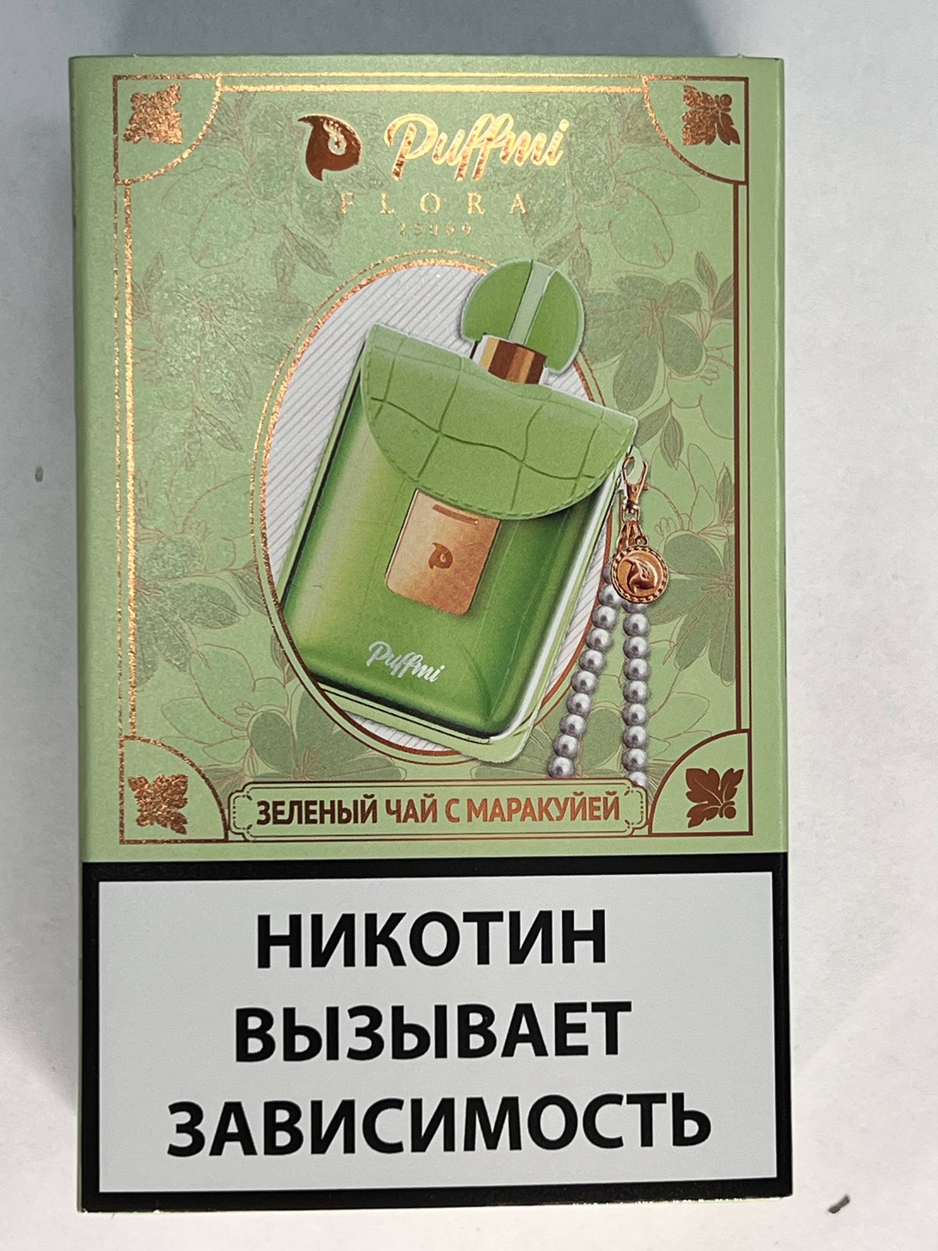 Puffmi Lora 25000 Зеленый Чай с Маракуей 1 Puffmi Lora 25000 Зеленый Чай с Маракуей